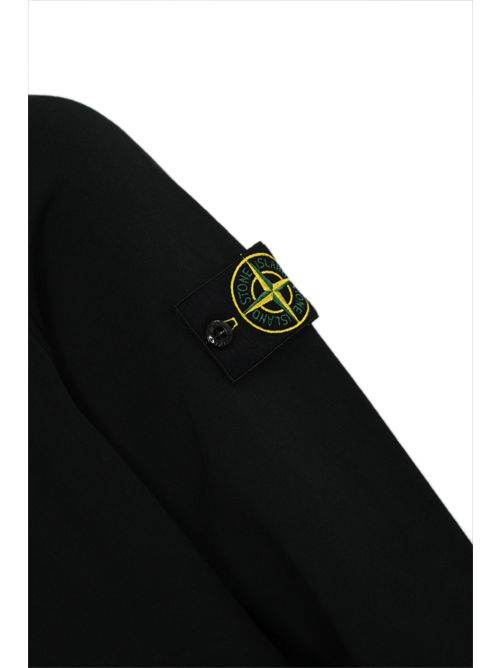 Felpa 6100060 in cotone Black STONE ISLAND | 6100060S0051V0029